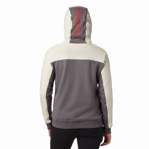 Columbia Lodge™ Full Zip Hoodie Dam Grå/Röda (PQTOY7305)